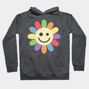 Rainbow Happy Flower Hoodie